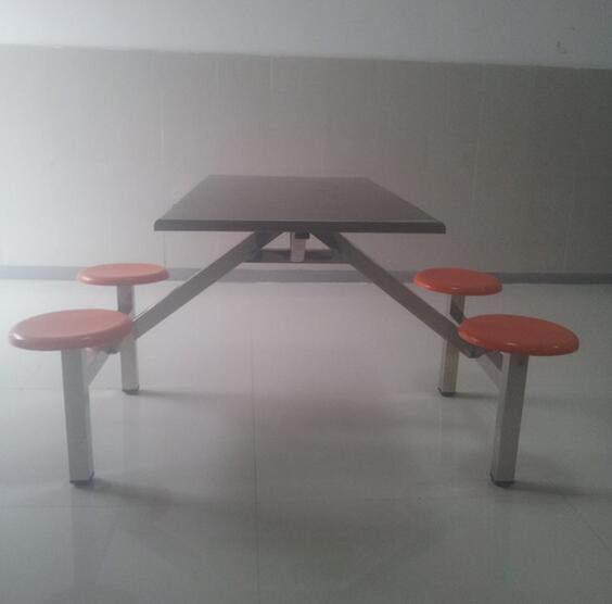 四人不锈钢食堂餐桌椅 品编号：JL--CZ20